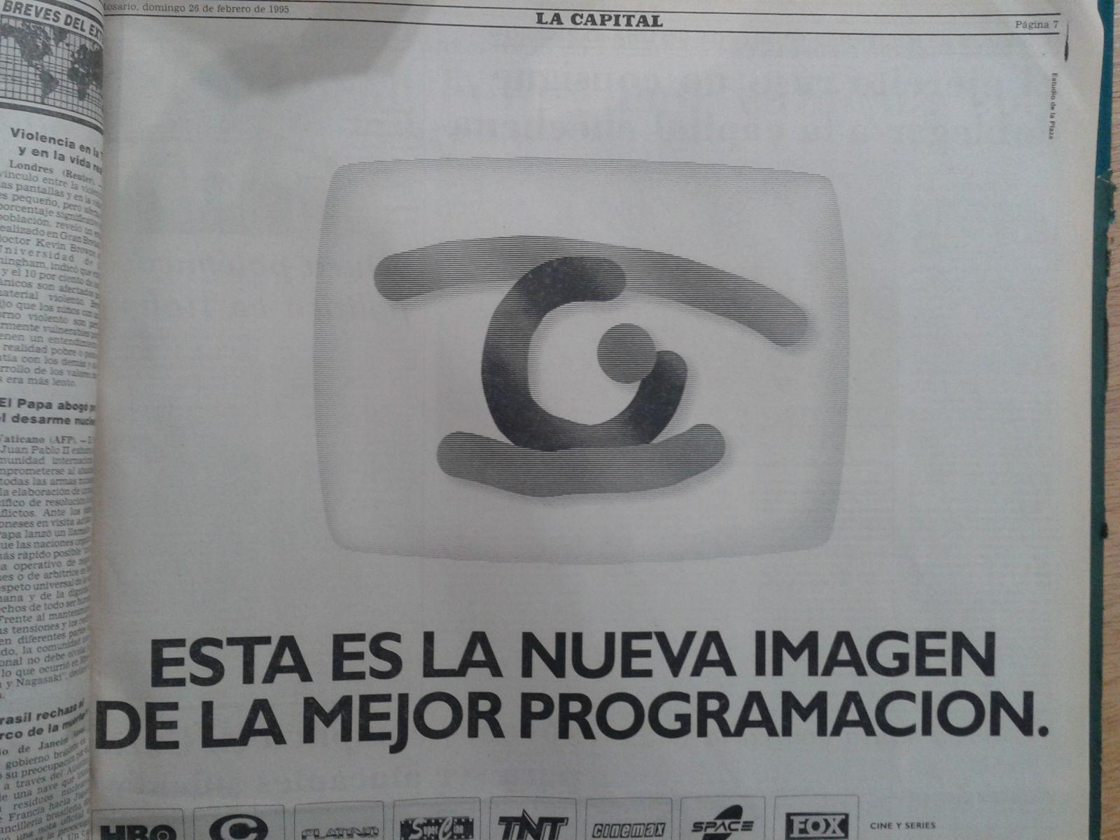 publicidad grafica de galavision del 27 de febrero de 1995(parte 1 de 5)