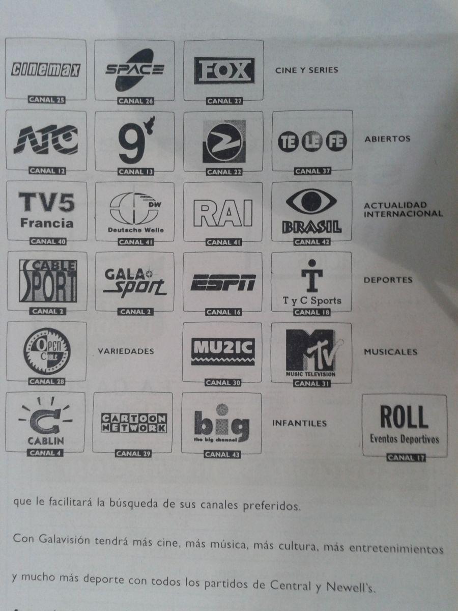 publicidad grafica de galavision del 27 de febrero de 1995(parte 4 de 5)