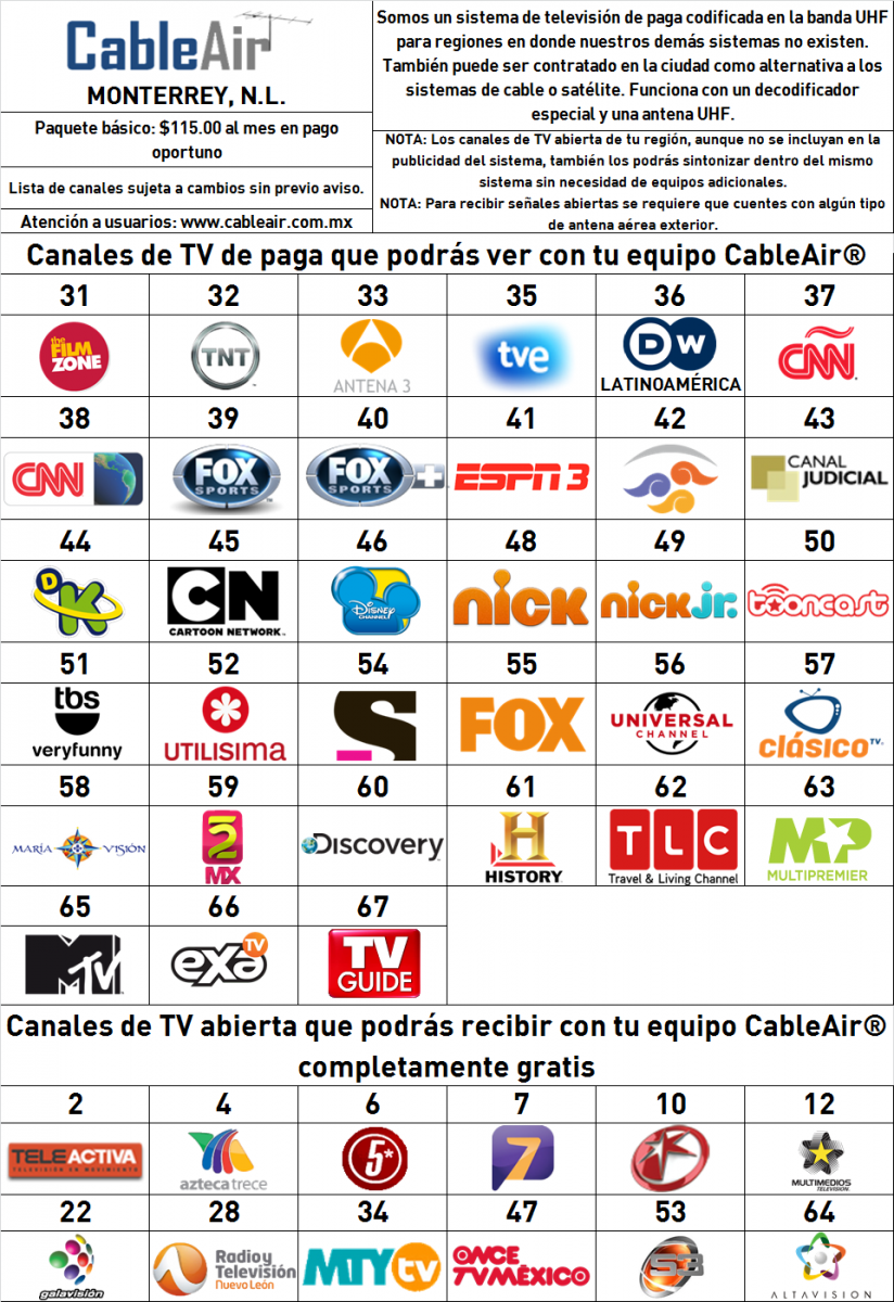 CABLEAIR MONTERREY 1