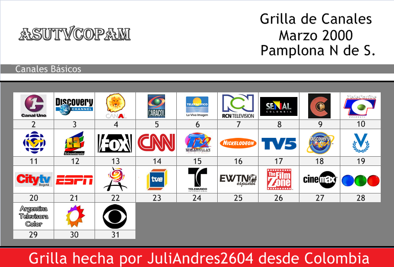 Grilla Asutvcopam Pamplona 2000 Marzo