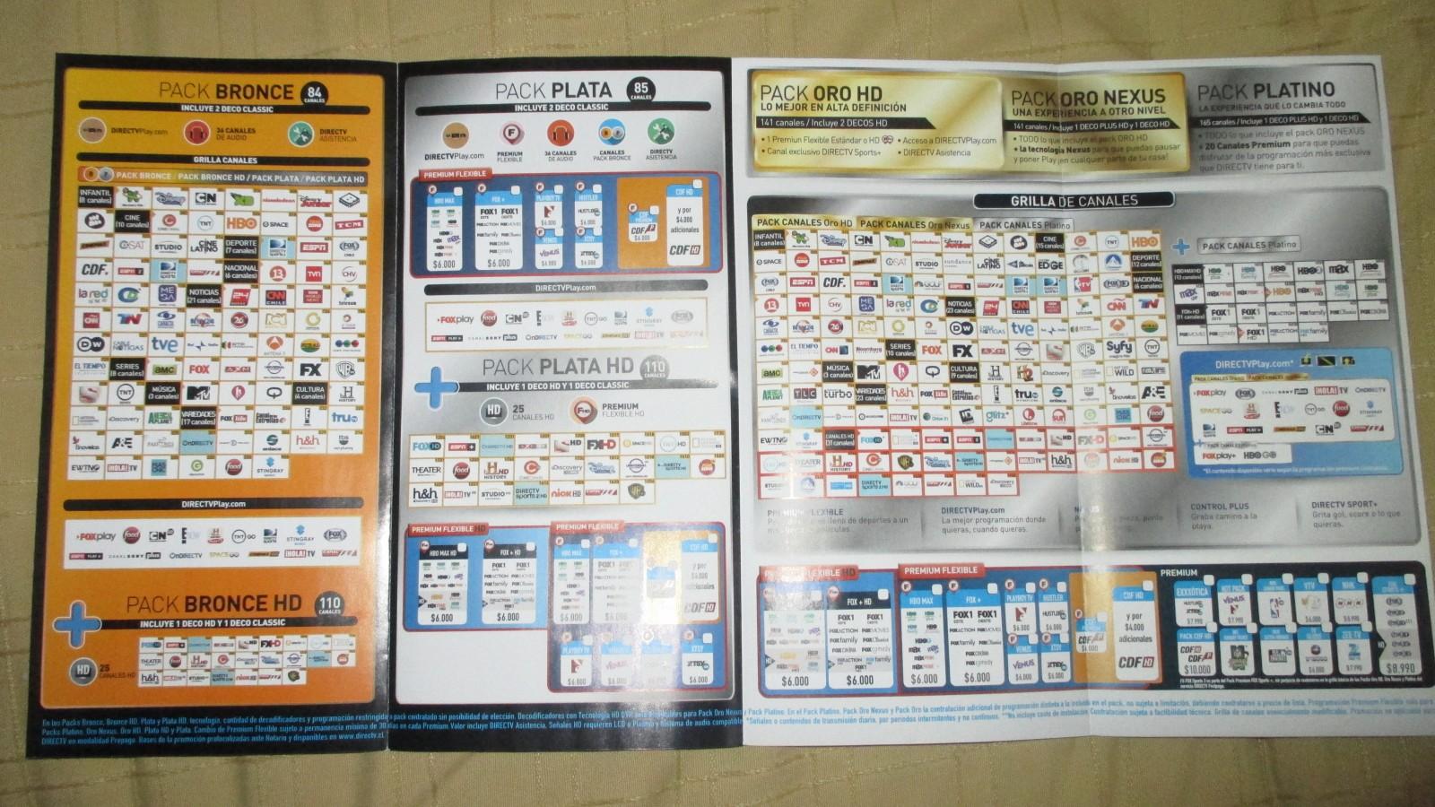 Folleto DirecTV Chile Noviembre 2015