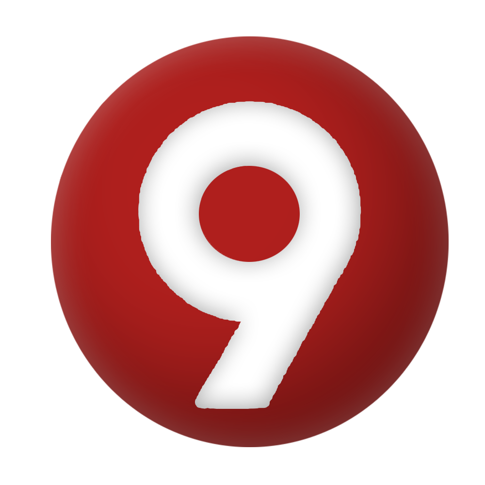 Recreación propia,Canal 9 nuevo logo