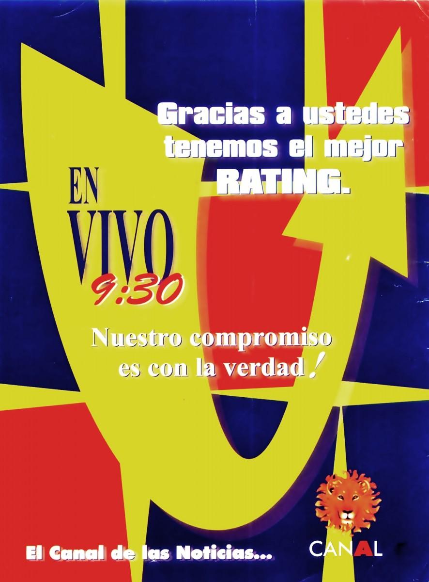 En Vivo 9:30 el Noticiero Canal A (Abril 2000)