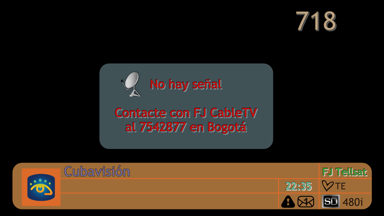 FJ CableTV Sin Señal