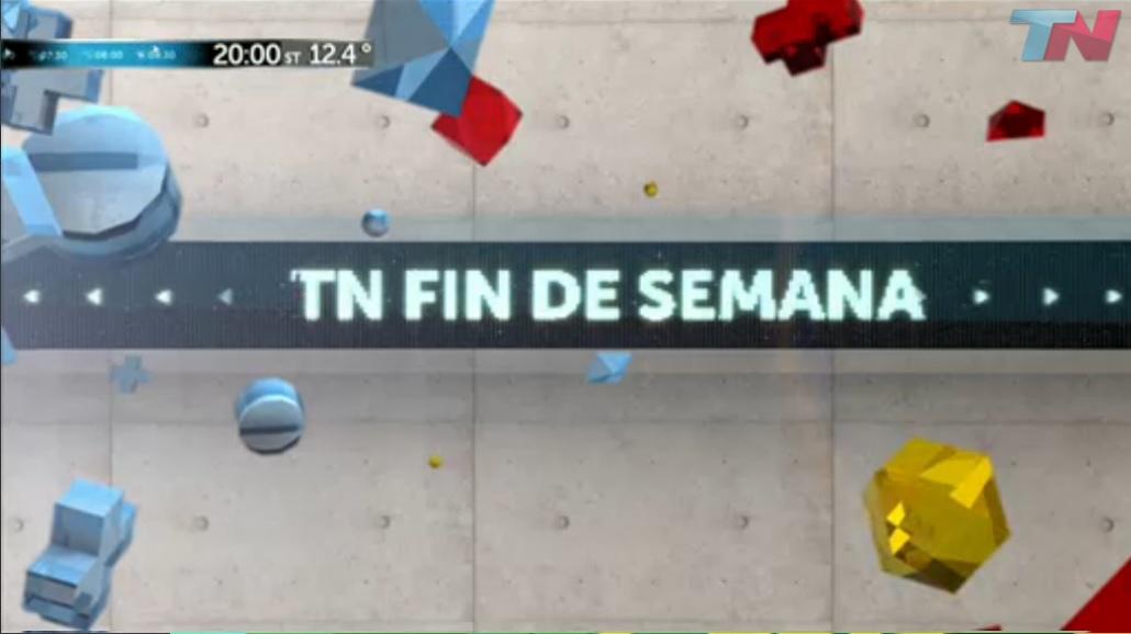 Última aparición de la grafica LEDs en "TN Fin de Semana"