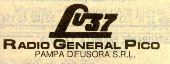 Lu37 Radio General Pico La Pampa 980 AM - 1999