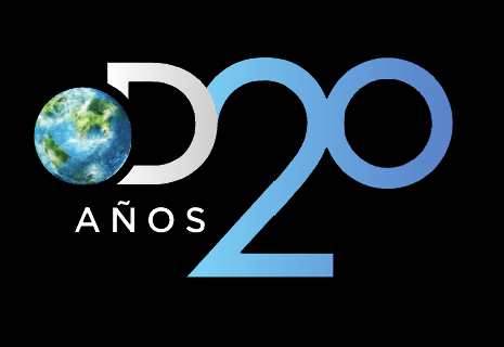 Logo Discovery Channel 20 aniversario.