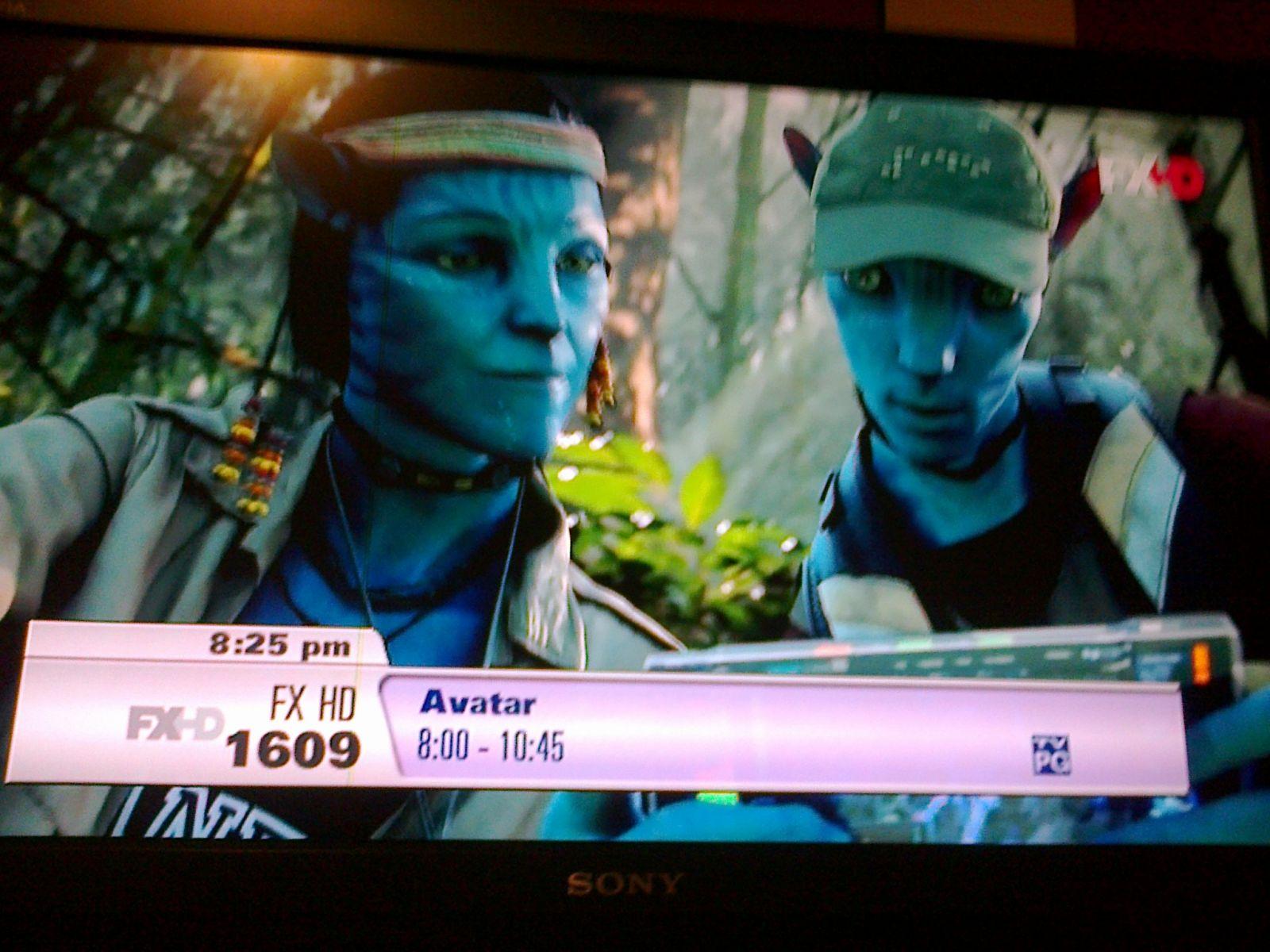 Logo en pantalla FX HD