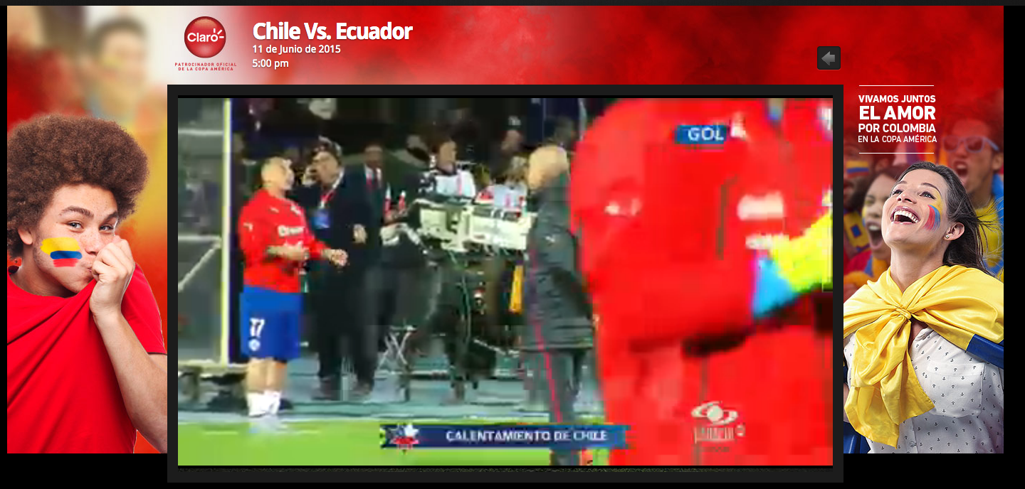 Y no es mentira...miren con lo que nos sale Caracol Play