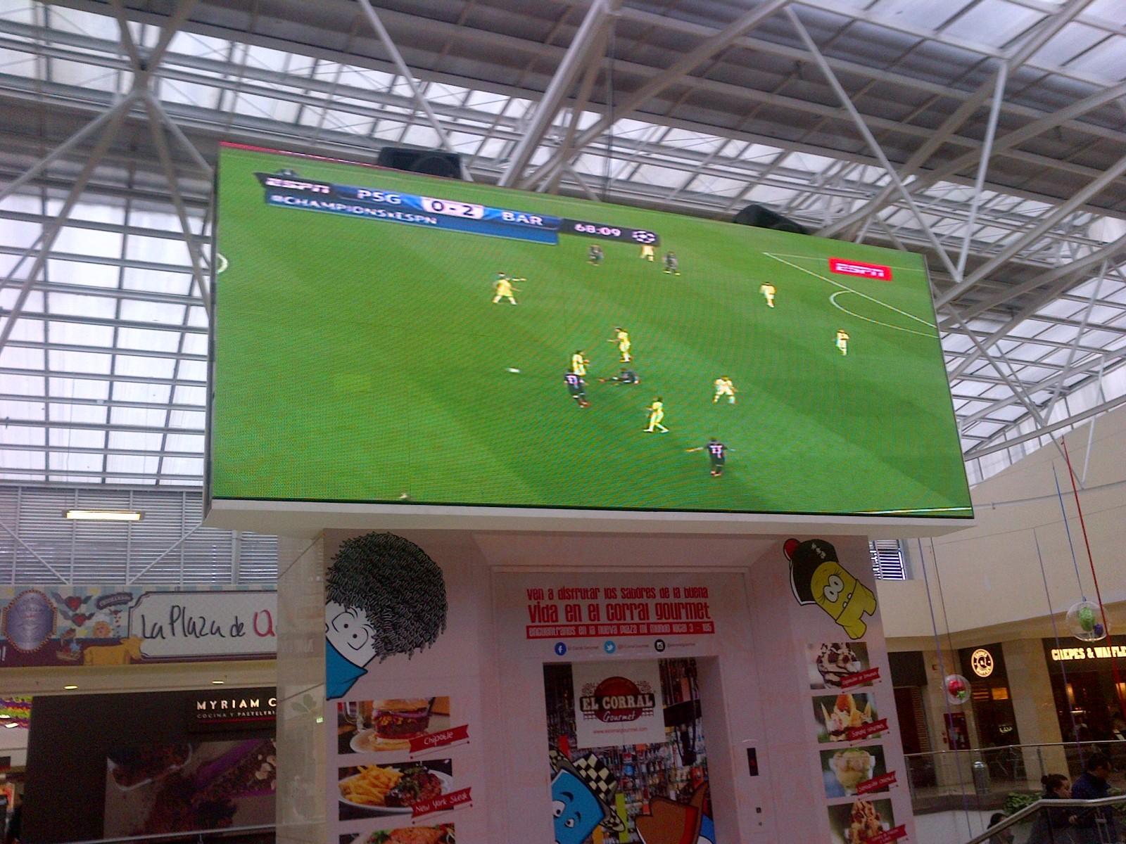 #SoloPorCuriosidad: ESPN en una pantalla gigante