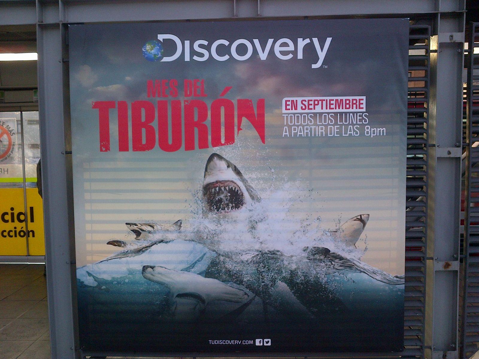 Promo "Mes del Tiburon" - Discovery Latinoamérica (Septiembre 2014)