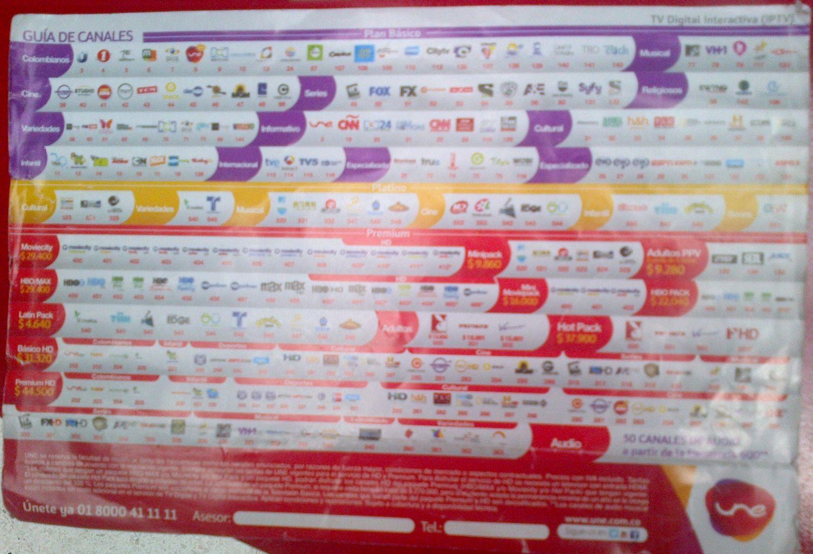 Folleto UNE IPTV Junio 2014