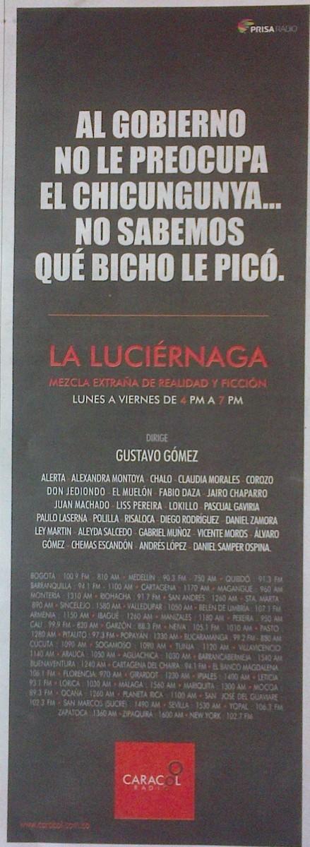 Anuncio "La Luciérnaga" - Caracol Radio Colombia (2015)