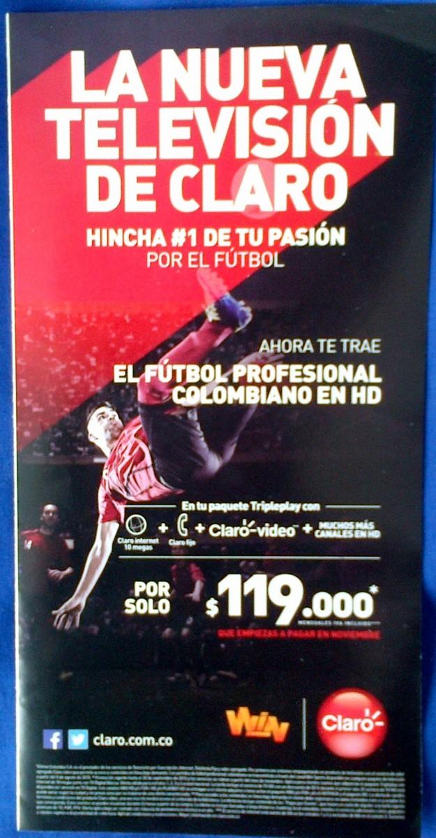 Folleto Claro TV Colombia - Septiembre 2015
