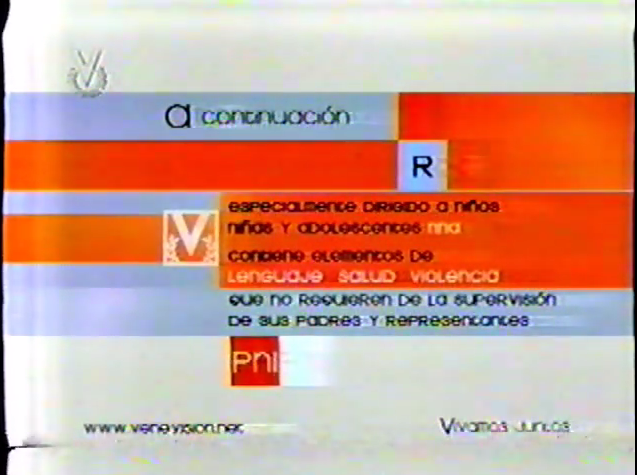 Advertencia De Contenidos Venevisión (Año 2006)
