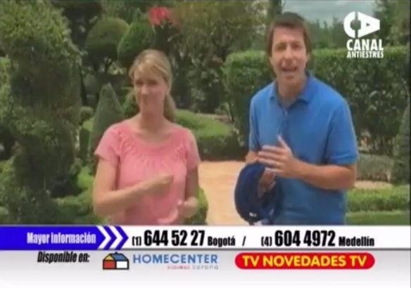 Logo en pantalla Canal Antiestres - Colombia (2013)