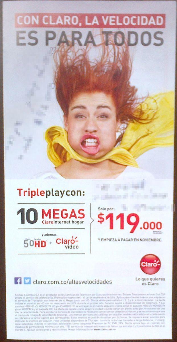 Folleto Claro TV Colombia - Septiembre 2014