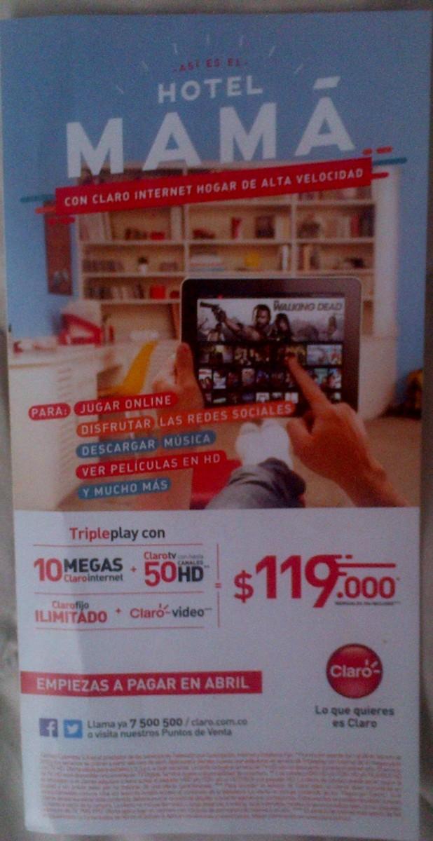 Folleto Claro TV Colombia - Febrero 2015