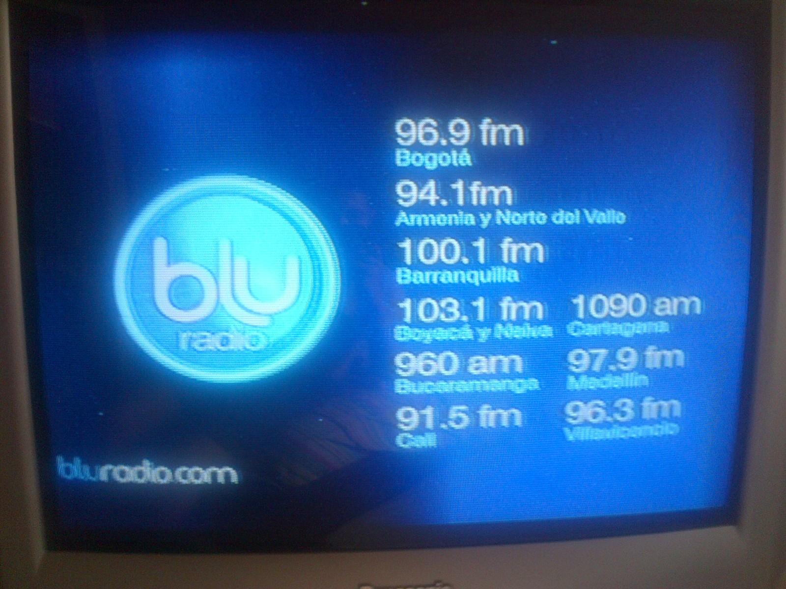Disponibilidad de Blu Radio en Colombia
