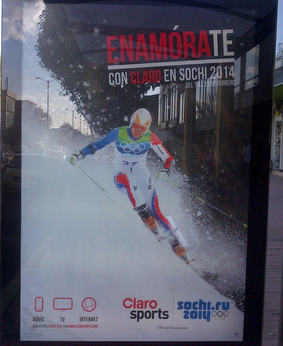 Publicidad "Olímpicos Sochi 2014 por Claro Sports" (2014)