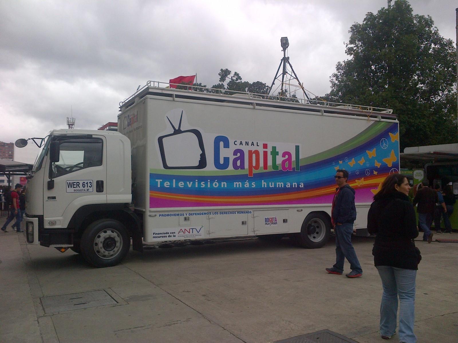 Camión "Canal Capital" - Bogotá, Colombia