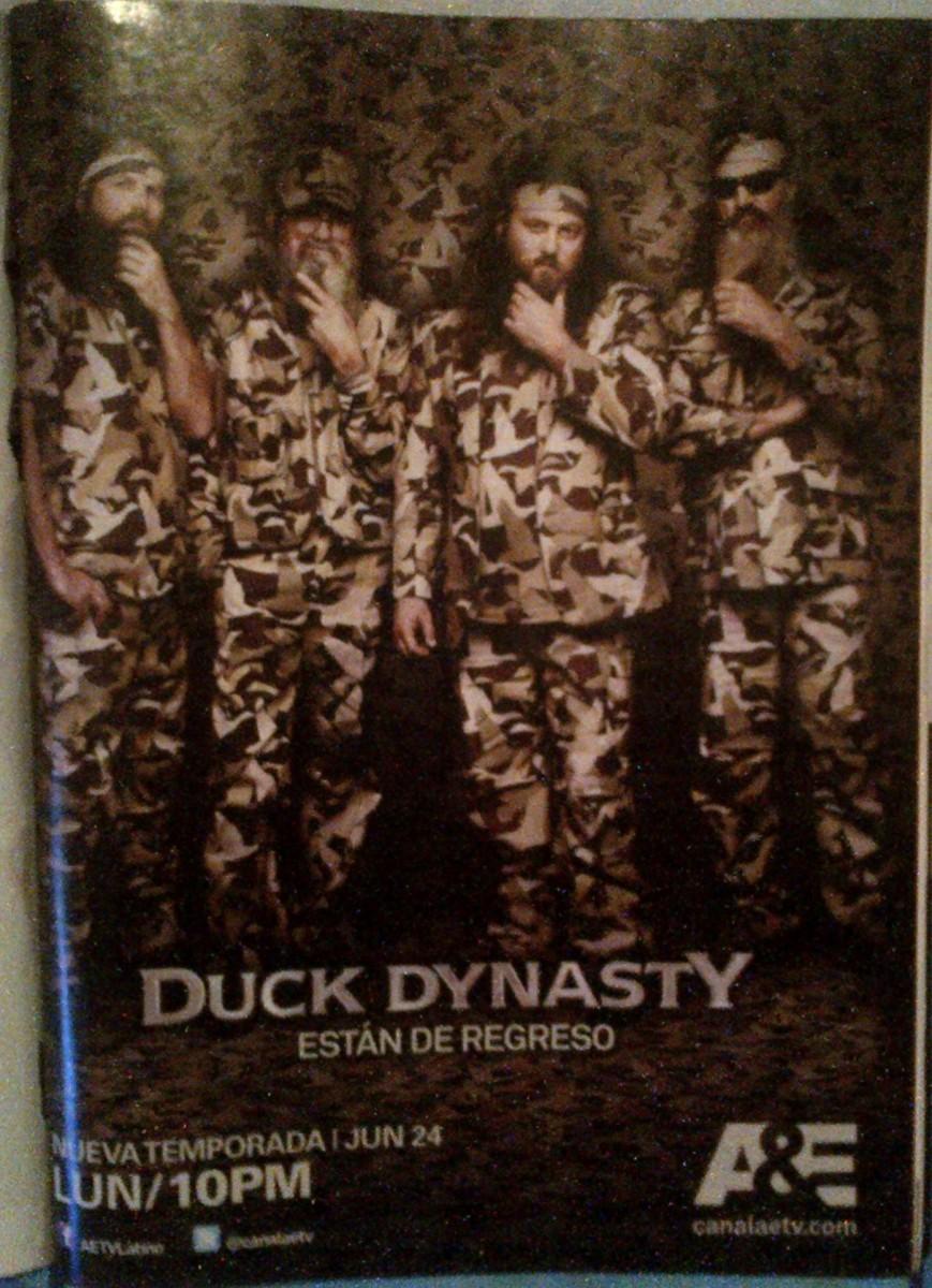 Anuncio "Duck Dynasty por A&E" - Junio 2013