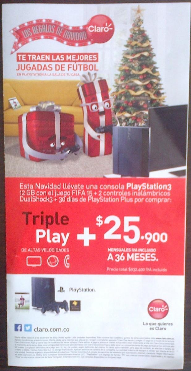 Folleto Claro TV Colombia - Diciembre 2014