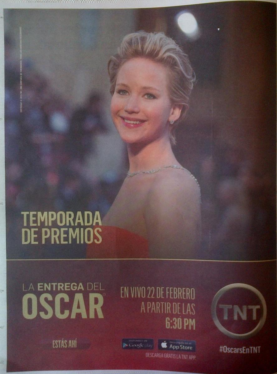 Anuncio "Premios Oscar por TNT" - 2015