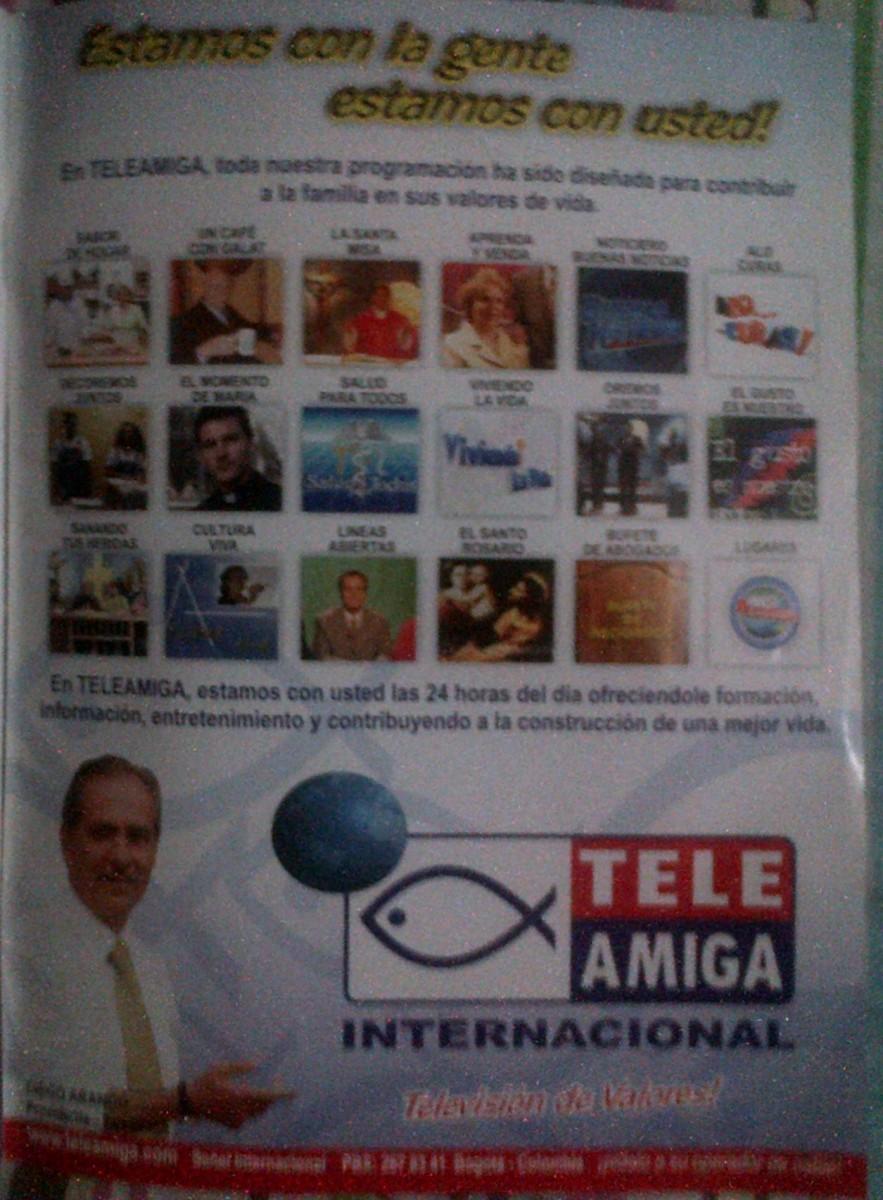 Anuncio Publicitario TeleAmiga Internacional Colombia (2004)