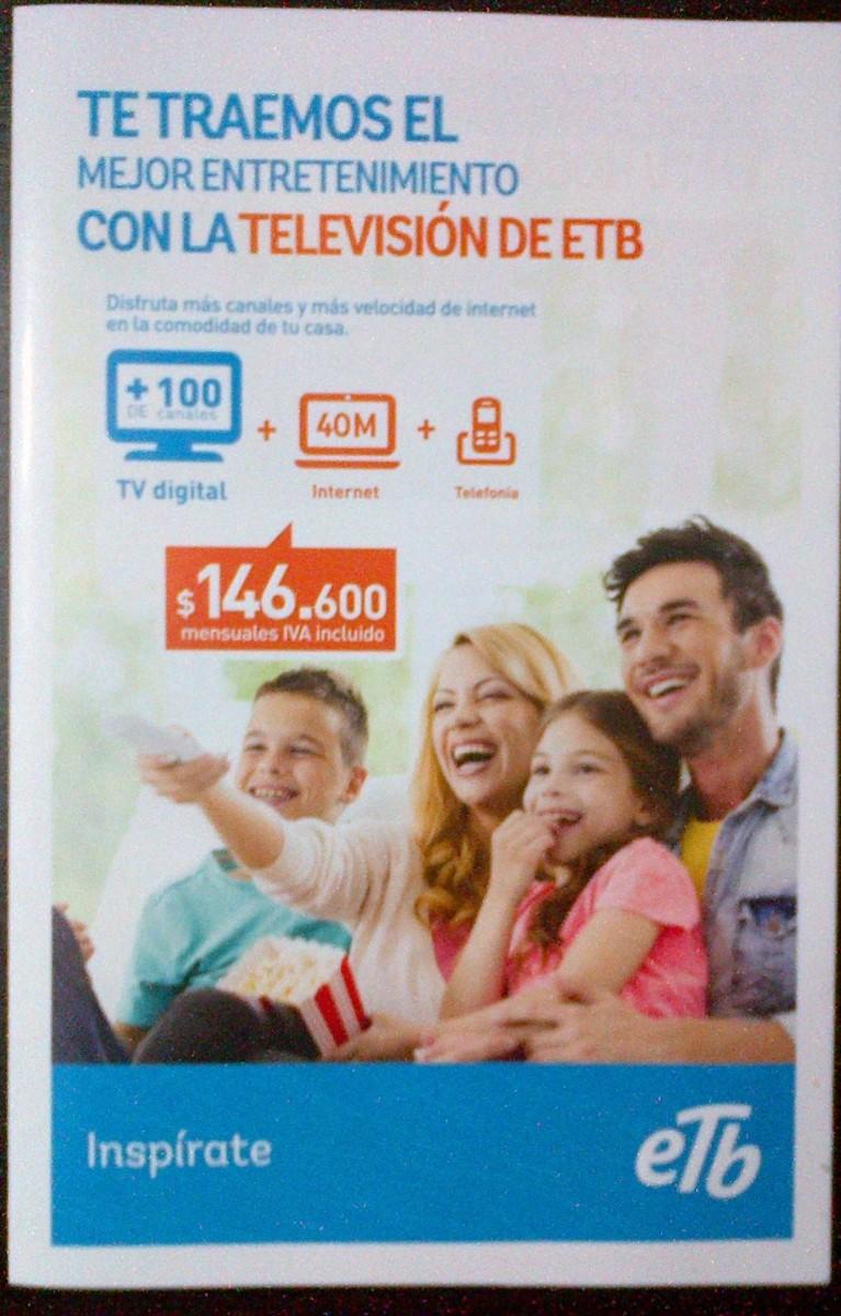 Folleto ETB TV (Agosto de 2015)