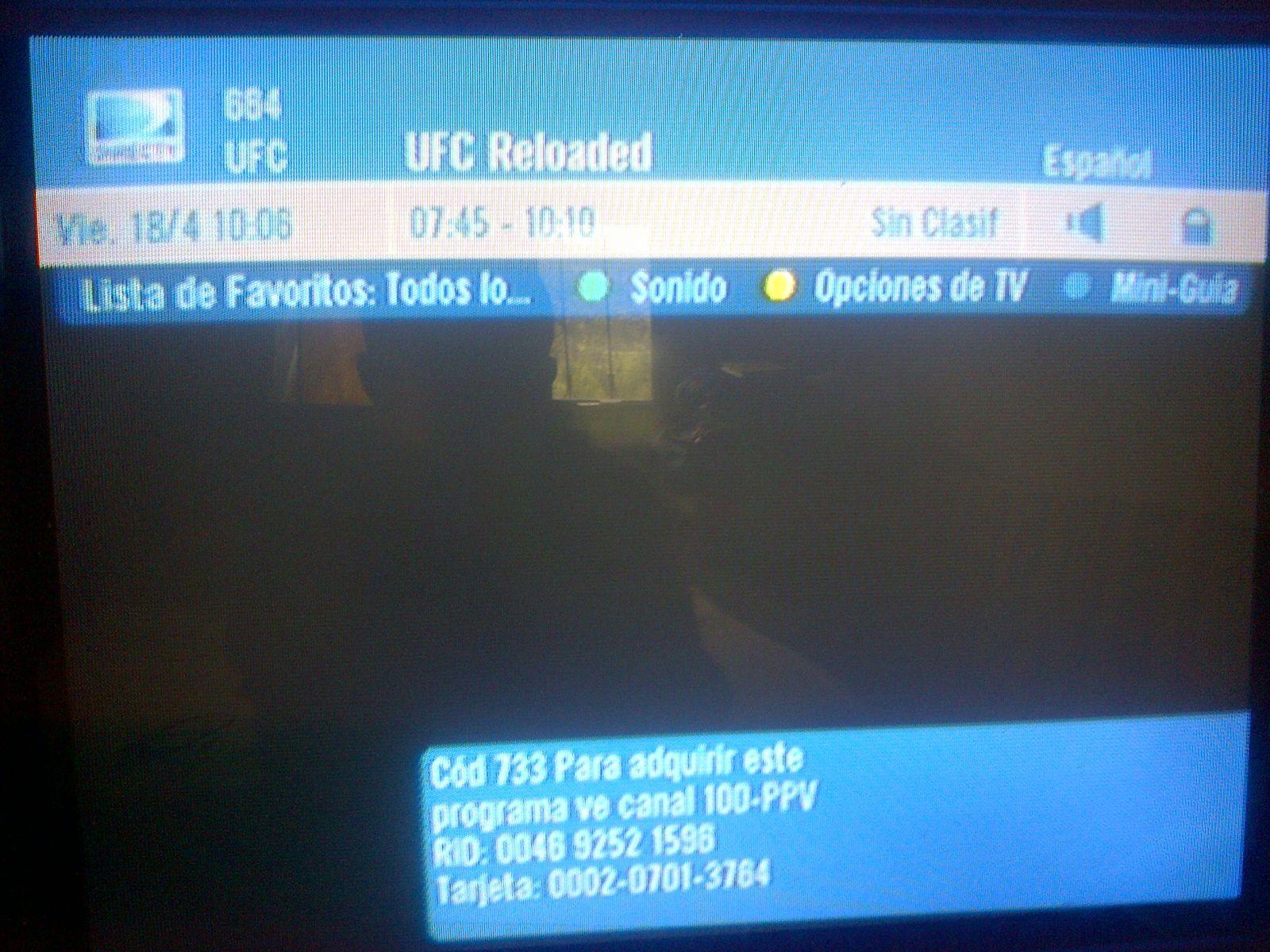 UFC Network en DirecTV Colombia
