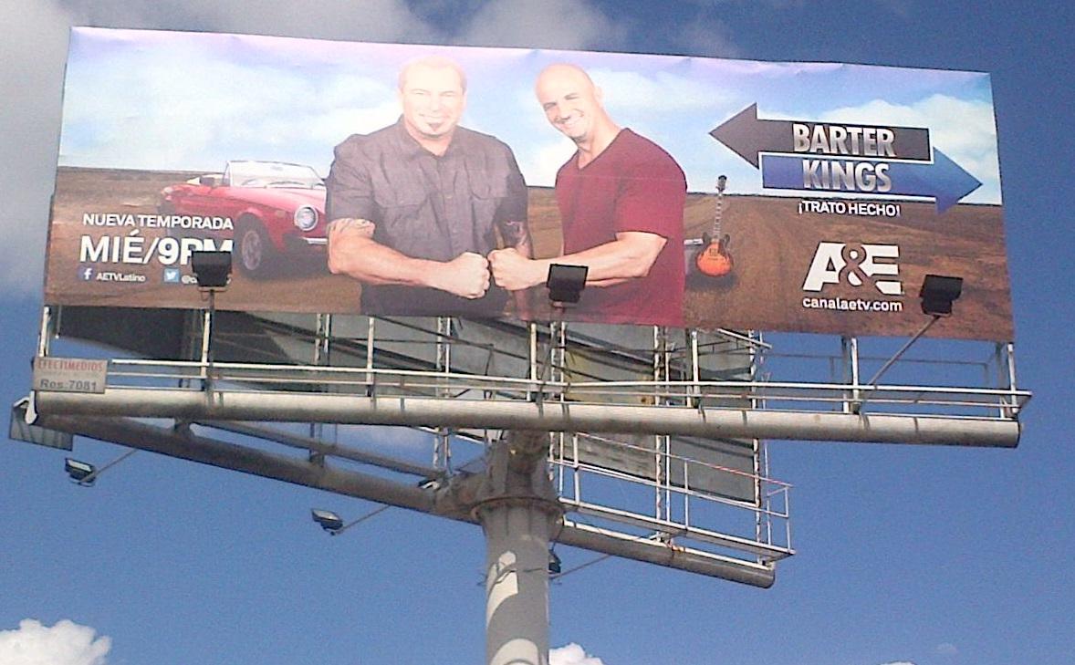 Anuncio publicitario de A&E "Barter Kings" - 2014