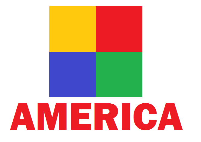Recreacion perfecta del logo de America 2(LS 86 TV Canal 2 La plata) usado desde 1995 hasta 1999