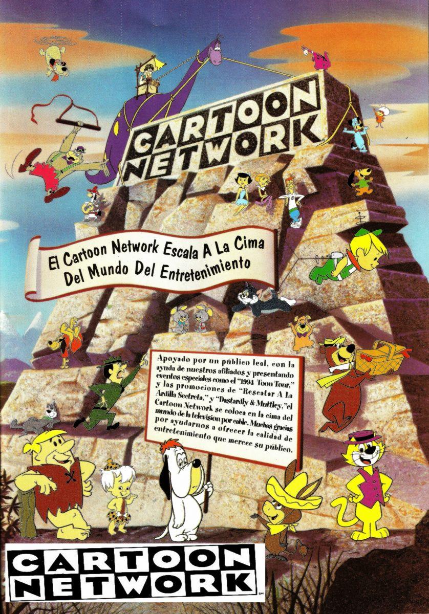 Segunda Publicidad Grafica del Cartoon Network de 1994