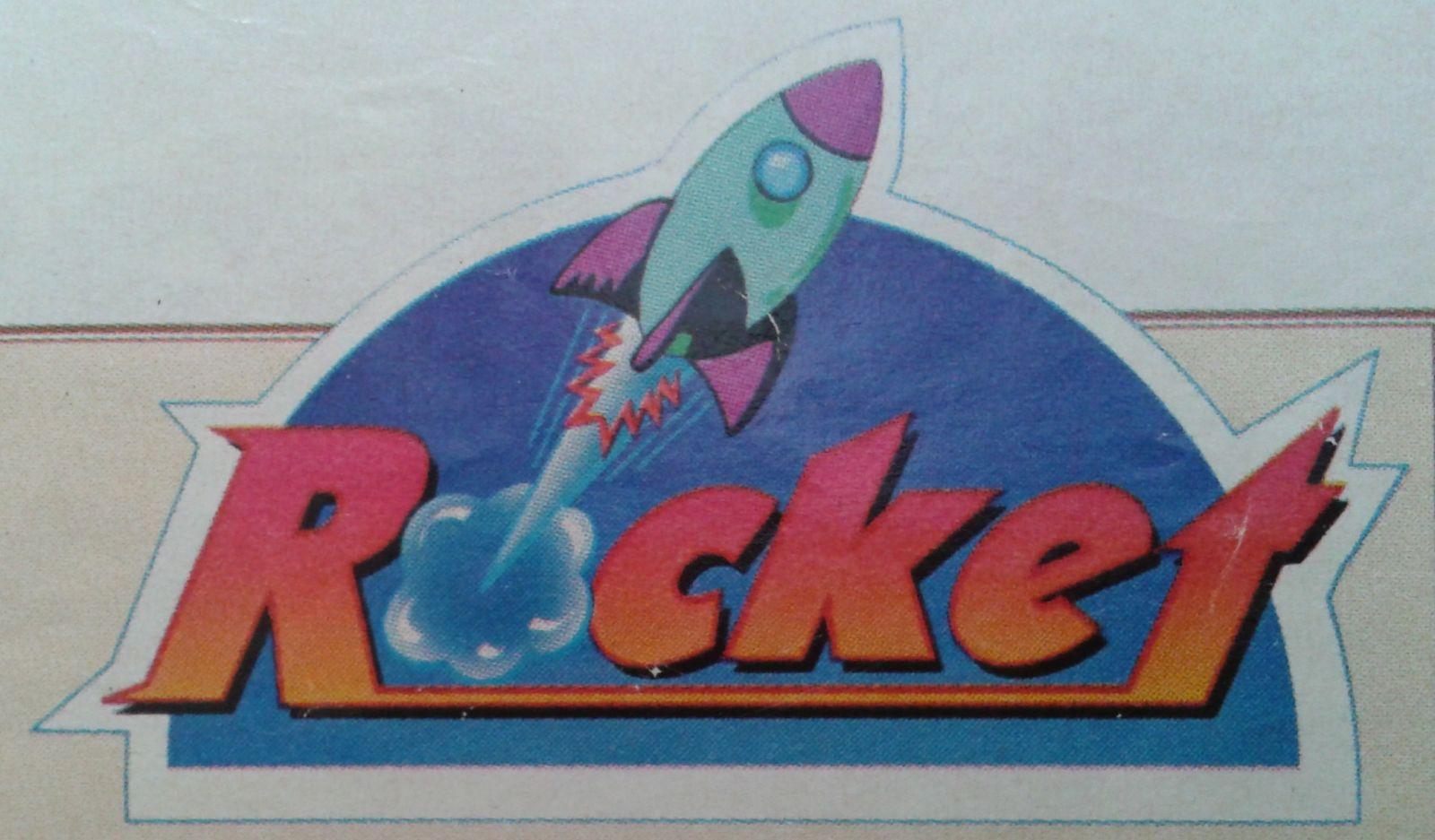 Logo del canal infantil ROCKET de VCC que solo existió durante el 96