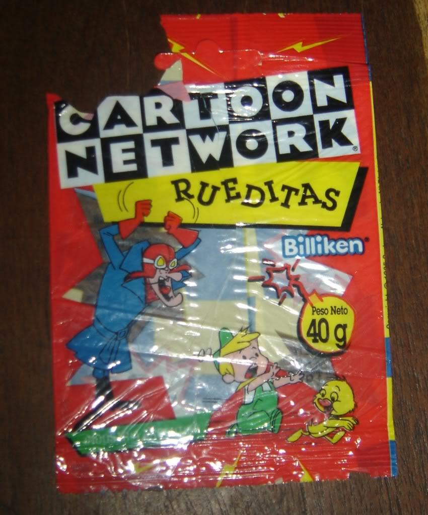 Envoltorios de Golosinas de Cartoon Network de 1995(1 de 3)