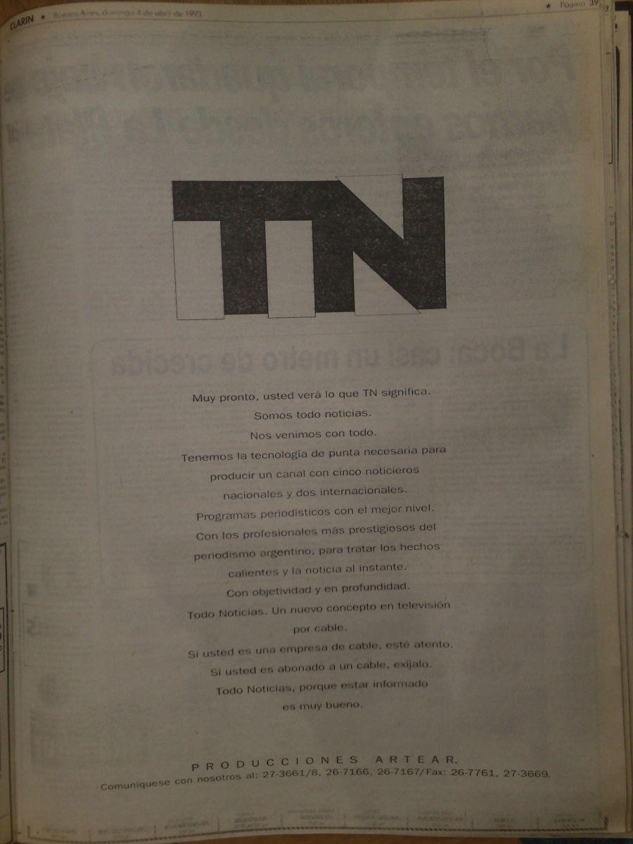 Feliz Cumpleaños TN!!!!(Todo Noticias) 1 de 10