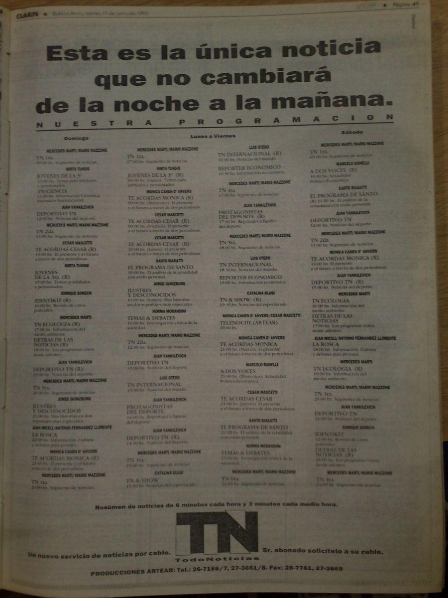 Feliz Cumpleaños TN!!!!(Todo Noticias) 4 de 10