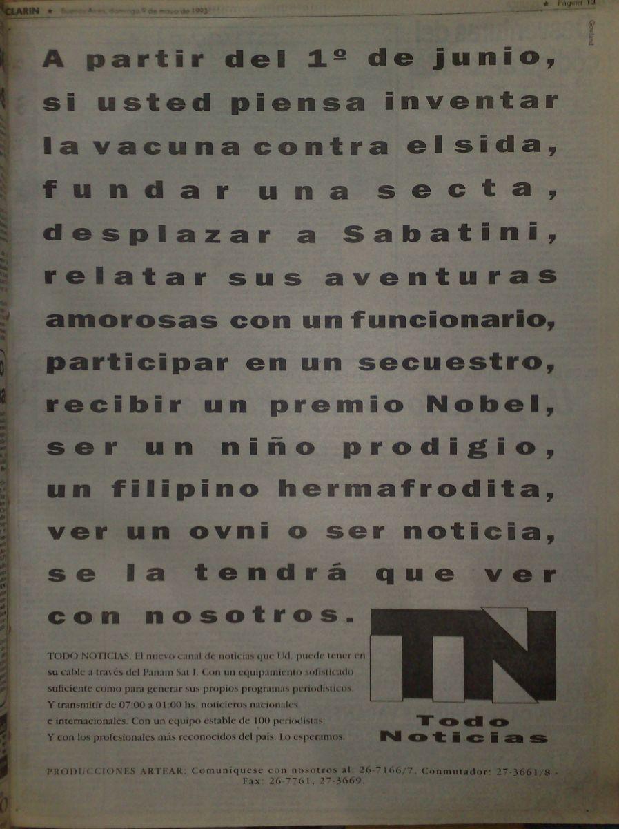 Feliz Cumpleaños TN!!!!(Todo Noticias) 2 de 10