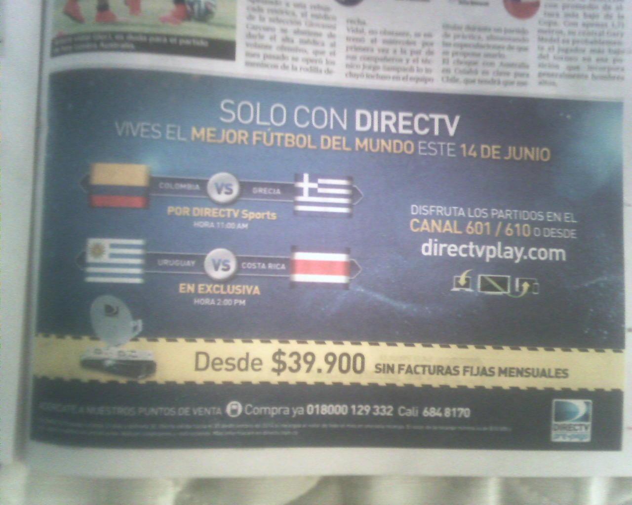 publicidad direcTV prepago(colombia)-14-6-2014