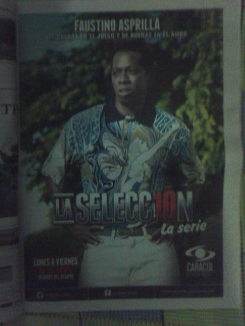 publicidad de la serie la seleccion del canal caracol(colombia)-2013