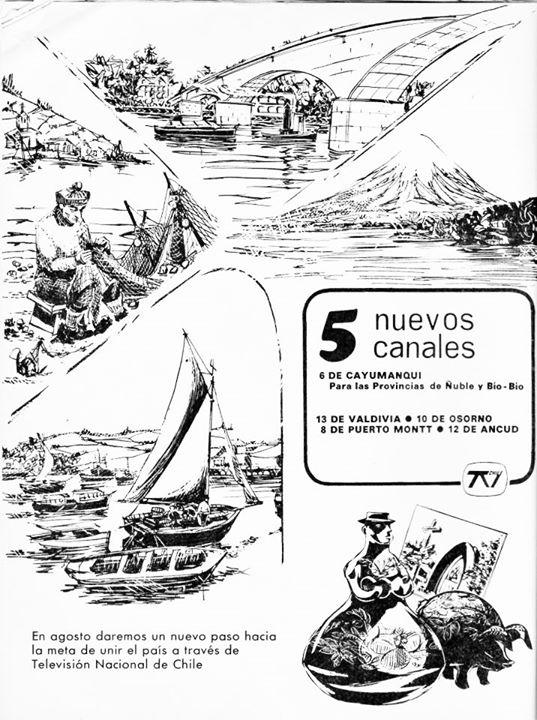 Afiche TVN (Agosto 1970)