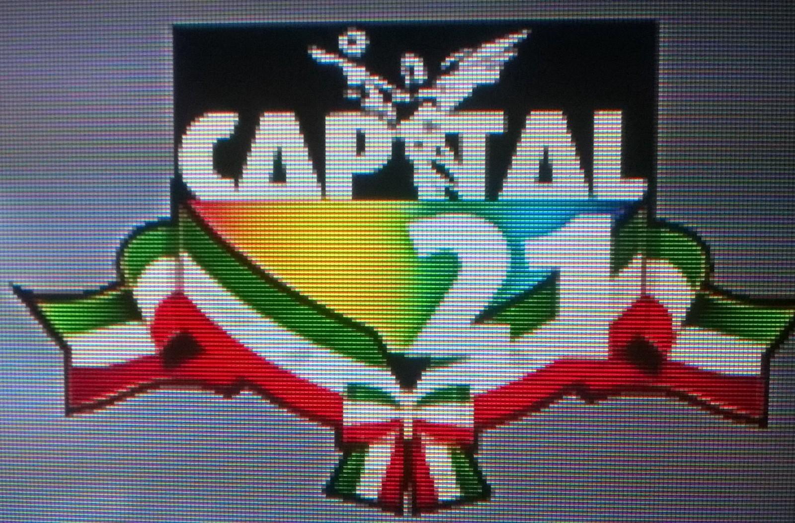 Logotipo de Capital 21 durante los festejo patrios 2015
