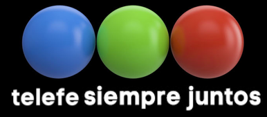 Recreación del nuevo logo de Telefe del 2016 (Fondo Negro)