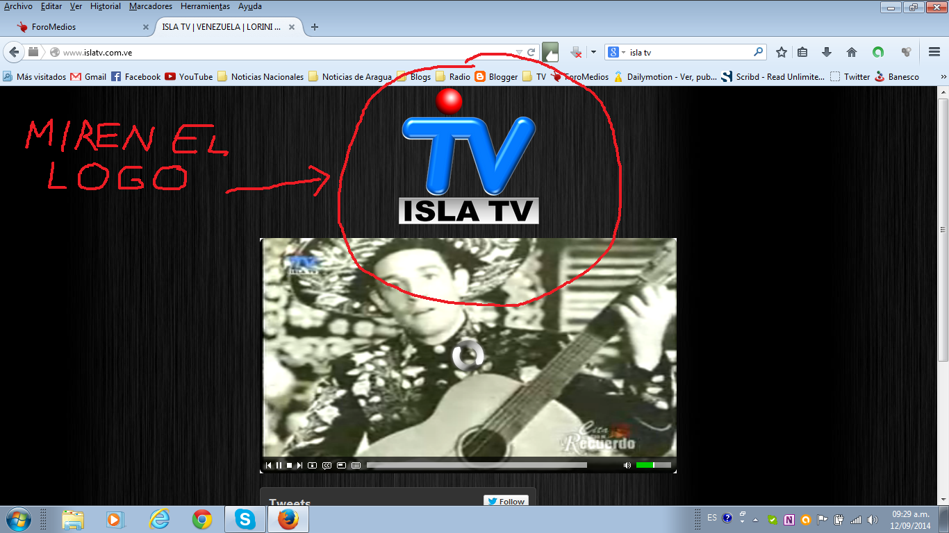 CURIOSIDAD: Miren el Logotipo de ISLA TV de Margarita