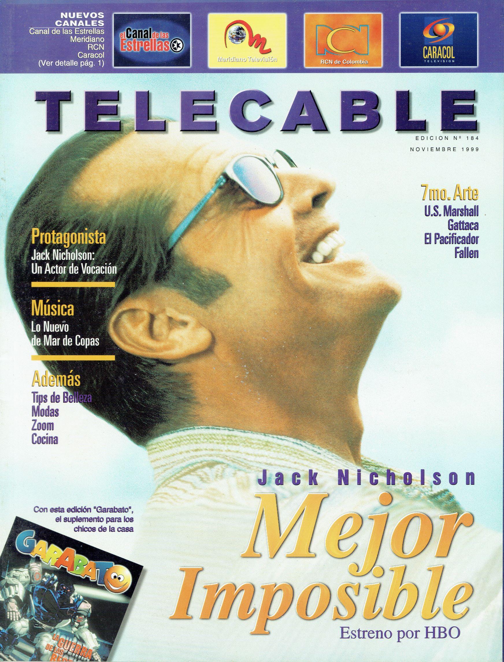 Portada Revista Telecable (Lima, Perú) - Noviembre 1999