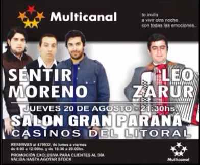 Publicidad Gráfica Multicanal Paraná (2009)