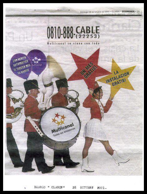 publicidad grafica multicanal 2001