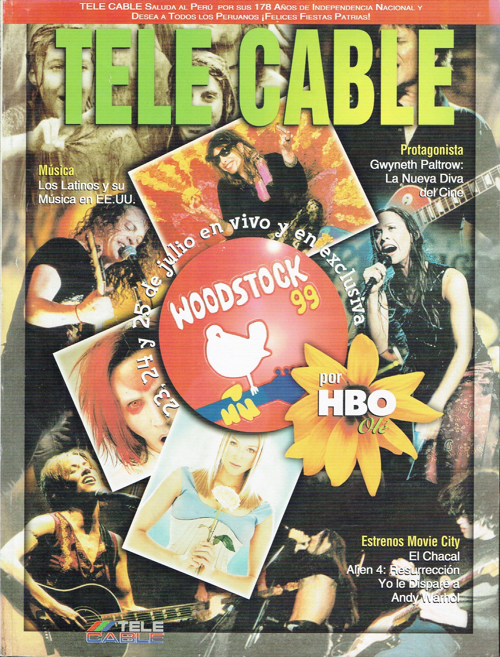 Portada Revista Telecable (Lima, Perú) - Julio 1999