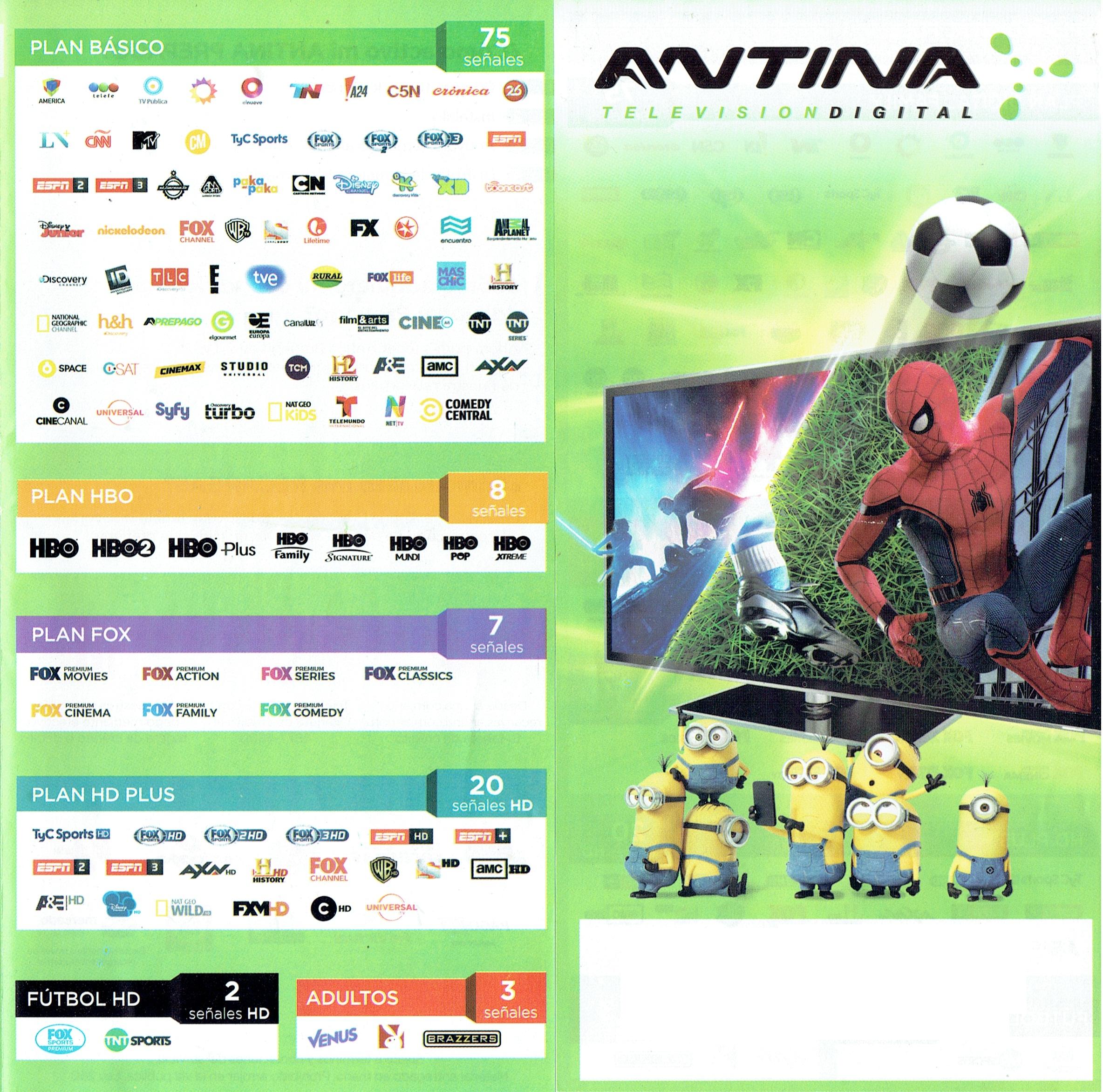 Canales Antina 2020 / 2021 (Argentina)